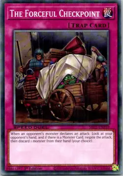 The Forceful Checkpoint #SBC1-ENF19 Yugioh Near Mint or Better - Image 1