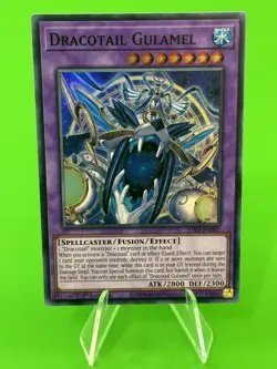 Yu-Gi-Oh Justice Hunters Dracotail Gulamel Super Rare JUSH-EN007 NM!!! - Image 1