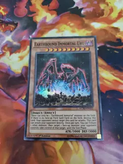 Yugioh - Earthbound Immortal Uru LC5D-EN152 NM 1st ed Super Rare - Image 1