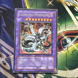 Yugioh! Chimeratech Overdragon POTD-EN034 Ultra Rare 1st Edition NM - Image 1