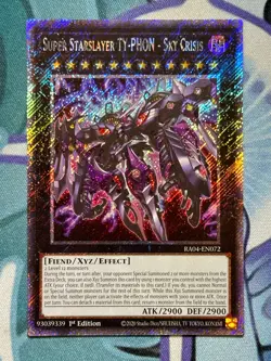 YuGiOh! - Super Starslayer - TY-PHON - Sky Crises - PlatScR - RA04-EN072 - 1st - Image 1