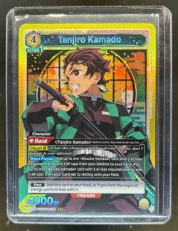 2025 Union Arena Tanjiro Kamado Demon Slayer Super Rare #UE05BT/KMY-1-008 - Image 1