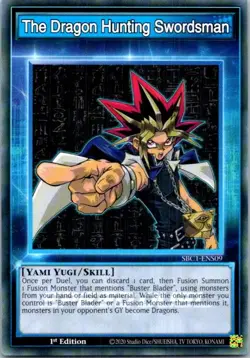 The Dragon Hunting Swordsman #SBC1-ENS09 Yugioh Near Mint or Better - Image 1