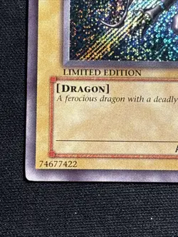 Red Eyes Black Dragon BPT-005 Secret Rare Limited Edition Yu-Gi-Oh Card LP - Image 5