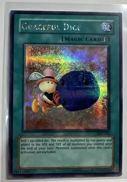Graceful Dice - EDS-002 - Secret Rare - Unlimited Edition Promo Yugioh MP - Image 1