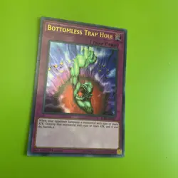 Yugioh Card Bottomless Trap Hole 1st Ed BLRR-EN101 More In Store - Image 1