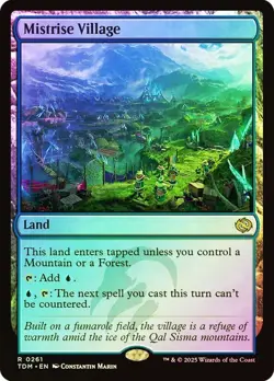 Foil Mistrise Village [Tarkir: Dragonstorm] MTG - Image 1