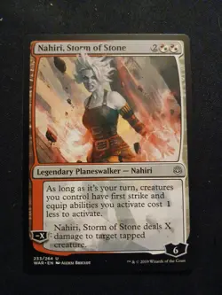1x MTG Magic The Gathering TCG Nahiri Storm of Stone War of the Spark - Image 1