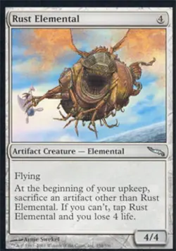 Rust Elemental - Medium Play MTG Mirrodin - Image 1