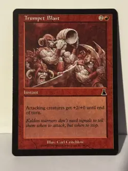 Trumpet Blast C Urza's Destiny 98 NM MTG Magic Fast Ship - Image 1