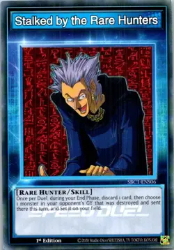 Stalked by the Rare Hunters #SBC1-ENS06 Yugioh Near Mint or Better - Image 1