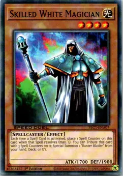 Skilled White Magician #SBC1-ENA07 Yugioh Near Mint or Better - Image 1
