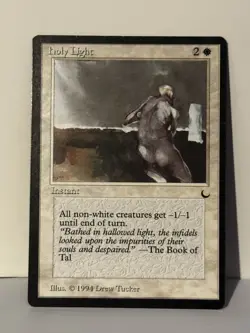 Holy Light C The Dark NM MTG Magic Fast Ship - Image 1