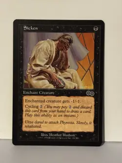 Sicken C Urza's Saga 156 NM MTG Magic Fast Ship - Image 1