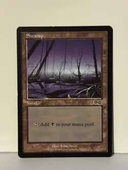 Swamp () L Urza's Saga 340 NM MTG Magic Fast Ship - Image 1