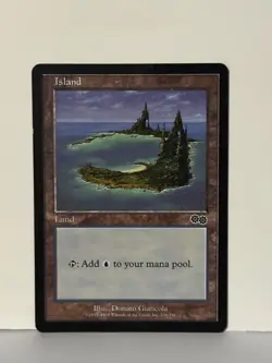 Island () L Urza's Saga 336 NM MTG Magic Fast Ship - Image 1