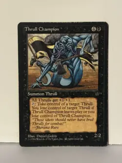 Thrull Champion R Fallen Empires NM MTG Magic Fast Ship - Image 1