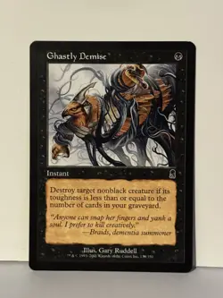 Ghastly Demise C Odyssey 139 NM MTG Magic Fast Ship - Image 1