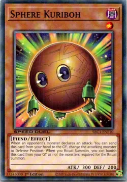 Sphere Kuriboh #SBC1-ENF10 Yugioh Near Mint or Better - Image 1