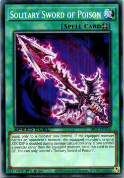 Solitary Sword of Poison #SBC1-ENA14 Yugioh Near Mint or Better - Image 1