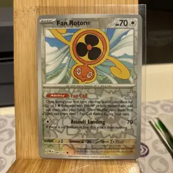 Fan Rotom 85/131 Common Reverse Holo Prismatic Evolutions Pokemon - Image 1