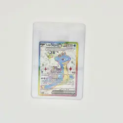 Pokemon TCG Lapras EX Full Art Stellar Crown Holo Card 158/142 English - Image 2