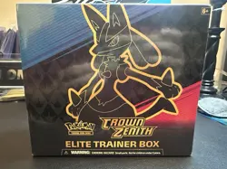 POKEMON TCG CROWN ZENITH ELITE TRAINER BOX ETB - NEW AND SEALED!!! 820650851476 - Image 1