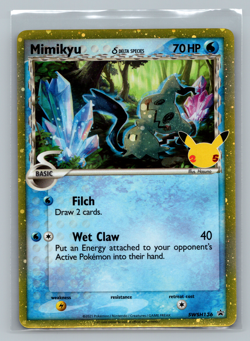 Pokemon - Mimikyu (Delta Species) - SWSH136 - Celebrations Black Star Promo - NM - Image 1