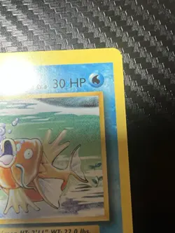 * MISCUT ERROR * Magikarp Pokemon XY Evolutions 33/108 Alignment Dots LP - Image 2
