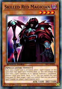 Skilled Red Magician #SBC1-ENI26 Yugioh Near Mint or Better - Image 1