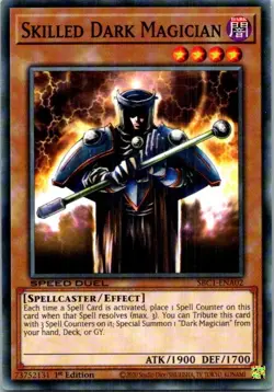 Skilled Dark Magician #SBC1-ENA02 Yugioh Near Mint or Better - Image 1