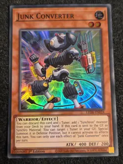Yugioh Junk Converter LED6-EN024 Super Rare 1st Ed NM - Image 1