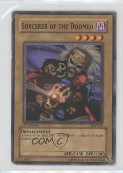 Sorcerer of the Doomed 1st Ed. YuGiOh Starter Deck Yugi #SDY-038 2002 - Image 1
