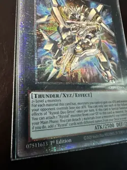 Yugioh 1st Edition Ryzeal Duo Drive Crossover Breakers Quarter Century Rare - Image 3