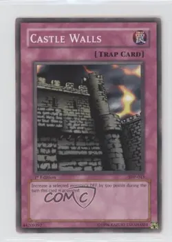 Castle Walls 1st Ed. YuGiOh Starter Deck Pegasus #SDP-043 2003 - Image 1