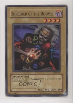 Sorcerer of the Doomed Unlimited YuGiOh Starter Deck Yugi #SDY-038 2002 - Image 1