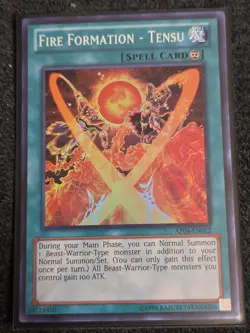 YuGiOh Fire Formation - Tensu - AP04-EN012 - Super Rare NM - Image 1