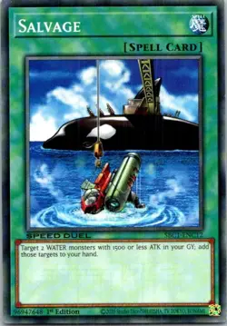 Salvage #SBC1-ENC12 Yugioh Near Mint or Better - Image 1