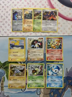 Vintage Pokemon Card Lot Fire Holo Etc Pop Series Pikachu Etc - Image 1