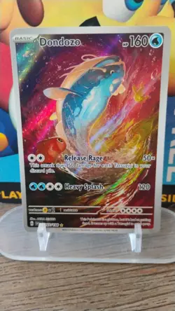 DONDOZO Scarlet & Violet POKEMON Silver Border Holo 2023 Trading Card 207/198 - Image 1