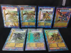 Vintage Digimon Holo Lot - 7 Holo Cards - 4 1st Edition Digimon TCG 1999 Bandai - Image 1