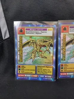 Vintage Digimon Holo Lot - 7 Holo Cards - 4 1st Edition Digimon TCG 1999 Bandai - Image 3