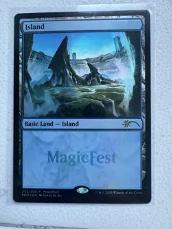 Island (MagicFest 2020) FOIL Promo NM Land Special MAGIC GATHERING CARD - Image 1