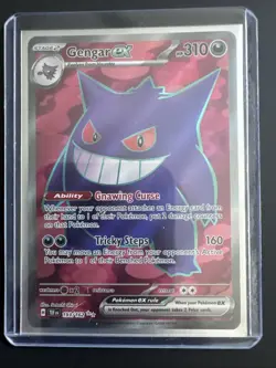 Pokemon Gengar EX TCG Temporal Forces Ultra Rare Card Near Mint Condition - Image 1