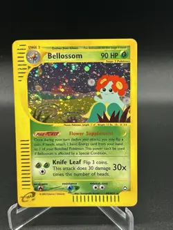Bellossom Holo Rare H5/H32 Aquapolis WOTC E Reader Pokemon Card 2003 - Image 1