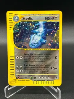 Steelix Holo Rare H23/H32 Aquapolis WoTC Pokemon Card 2002 E-Reader - Image 1