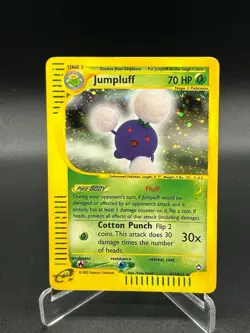 Jumpluff Holo Rare H13/H32 Aquapolis WoTC Pokemon Card 2002 E-Reader - Image 1