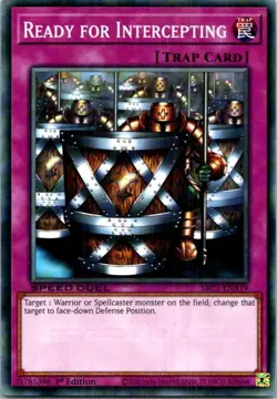 Ready for Intercepting #SBC1-ENA19 Yugioh Near Mint or Better - Image 1