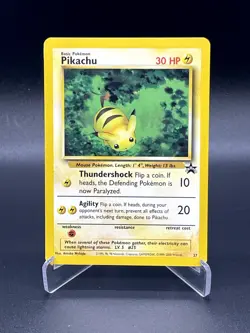 Pikachu 27 Holo WoTC Black Star Promo Pokemon Card - Image 1