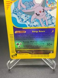 Espeon Reverse Holo 11/147 Aquapolis English Pokemon Card WoTC E-Reader - Image 5
